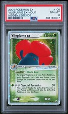 2004 POKEMON EX HIDDEN LEGENDS #100 VILEPLUME EX-HOLO PSA 8 - Image 2