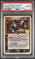 2021 POKEMON SWSH BLACK STAR PROMO #144 GRENINJA-GOLD STAR PSA 8 - Image 2