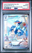 2023 POKEMON PAL EN-PALDEA EVOLVED SPECIAL ILLUSTRATION RARE QUAQUAVAL EX PSA 10 - Image 2