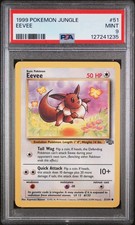 1999 POKEMON JUNGLE #51 EEVEE PSA 9 - Image 2