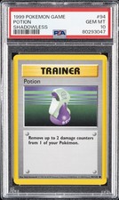 1999 POKEMON GAME SHADOWLESS #94 POTION PSA 10 - Image 2