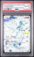 2021 POKEMON CELEBRATIONS CLASSIC COLL #113 FULL ART/RESHIRAM PSA 10 - Image 2