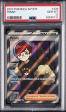 2023 POKEMON SVI EN-SCARLET & VIOLET ULTRA RARE #239 PENNY PSA 10 - Image 2