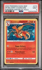 2022 POKEMON SWSH BLACK STAR PROMO #075 SPECIAL DELIVERY CHARIZARD-HOLO PSA 9 - Image 2