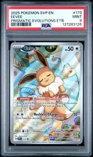 2025 POKEMON SVP EN-SV BLACK STAR PROMO #173 EEVEE PSA 9 - Image 2