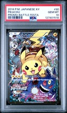 2014 POKEMON JPN XY PROMO BATTLE FESTA #90 PIKACHU PSA 10 - Image 2