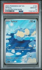 2024 POKEMON SSP EN-SURGING SPARKS ILLUSTRATION RARE #199 SPHEAL PSA 10 - Image 2