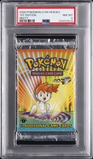 2000 POKEMON GYM HEROES PACK 1ST ED-MISTY FOIL PSA 8 - Image 2