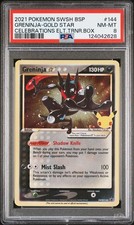 2021 POKEMON SWSH BLACK STAR PROMO #144 GRENINJA-GOLD STAR PSA 8 - Image 2