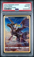 2022 POKEMON SWORD & SHIELD BRILLIANT STARS #TG05 FULL ART/ZEKROM PSA 10 - Image 2