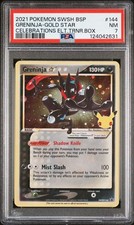 2021 POKEMON SWSH BLACK STAR PROMO #144 GRENINJA-GOLD STAR PSA 7 - Image 2