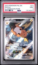 2023 POKEMON PAL EN-PALDEA EVOLVED ILLUSTRATION RARE #211 RAICHU PSA 9 - Image 2