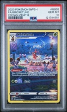 2023 POKEMON SWORD & SHIELD CROWN ZENITH #GG02 FULL ART/KRICKETUNE PSA 10 - Image 2