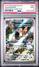 2023 POKEMON SVP EN-SV BLACK STAR PROMO #044 CHARMANDER PSA 9 - Image 2