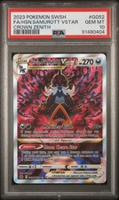 2023 POKEMON SWORD & SHIELD CROWN ZENITH FULL ART/HISUIAN SAMUROTT VSTAR PSA 10 - Image 2