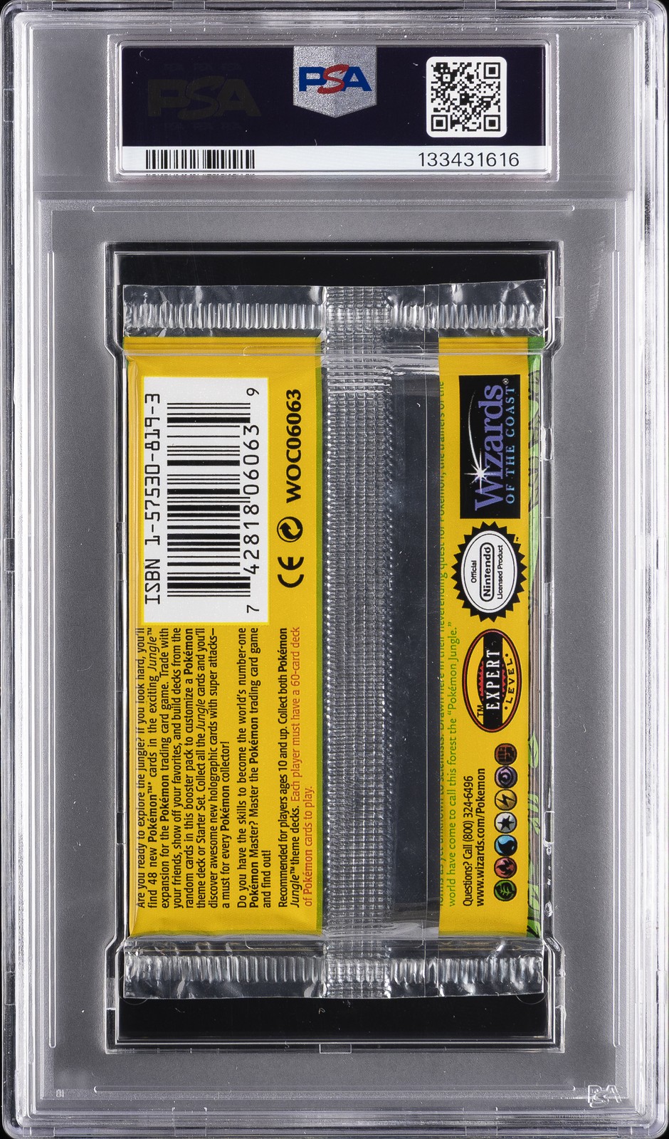 1999 POKEMON JUNGLE PACK 1ST ED-FLAREON FOIL PSA 9 - Image 3