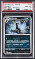 2023 POKEMON OBF EN-OBSIDIAN FLAMES EB GAMES EXCLUSIVE #130 UMBREON PSA 10 - Image 2