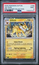2025 POKEMON SVP EN-SV BLACK STAR PROMO #169 JOLTEON PSA 9 - Image 2