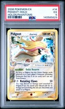 2006 POKEMON EX HOLON PHANTOMS #14 PIDGEOT-HOLO PSA 5 - Image 2