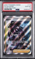 2020 POKEMON SWORD & SHIELD VIVID VOLTAGE #179 FULL ART/ALLISTER PSA 10 - Image 2