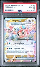 2024 POKEMON SSP EN-SURGING SPARKS #142 TATSUGIRI EX PSA 10 - Image 2