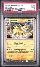 2025 POKEMON SVP EN-SV BLACK STAR PROMO #169 JOLTEON PSA 9 - Image 2