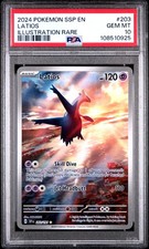 2024 POKEMON SSP EN-SURGING SPARKS ILLUSTRATION RARE #203 LATIOS PSA 10 - Image 2