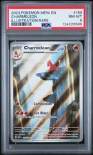 2023 POKEMON MEW EN-151 ILLUSTRATION RARE #169 CHARMELEON PSA 8 - Image 2
