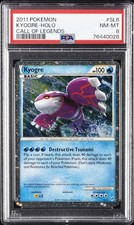 2011 POKEMON CALL OF LEGENDS #SL6 KYOGRE-HOLO PSA 8 - Image 2
