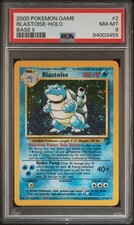 2000 POKEMON GAME BASE II #2 BLASTOISE-HOLO PSA 8 - Image 2