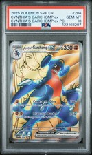 2025 POKEMON SVP EN-SV BLACK STAR PROMO #204 CYNTHIA'S GARCHOMP EX PSA 10 - Image 2