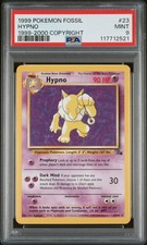 1999 POKEMON FOSSIL 1999-2000 COPYRIGHT #23 HYPNO PSA 9 - Image 2