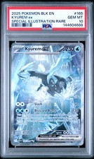 2025 POKEMON BLK EN-BLACK BOLT SPECIAL ILLUSTRATION RARE #165 KYUREM EX PSA 10 - Image 2