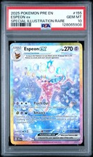 2025 POKEMON PRE EN-PRISMATIC EVOLUTIONS #155 ESPEON EX PSA 10 - Image 2