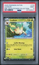 2025 POKEMON SVP EN-SV BLACK STAR PROMO #170 LEAFEON PSA 9 - Image 2