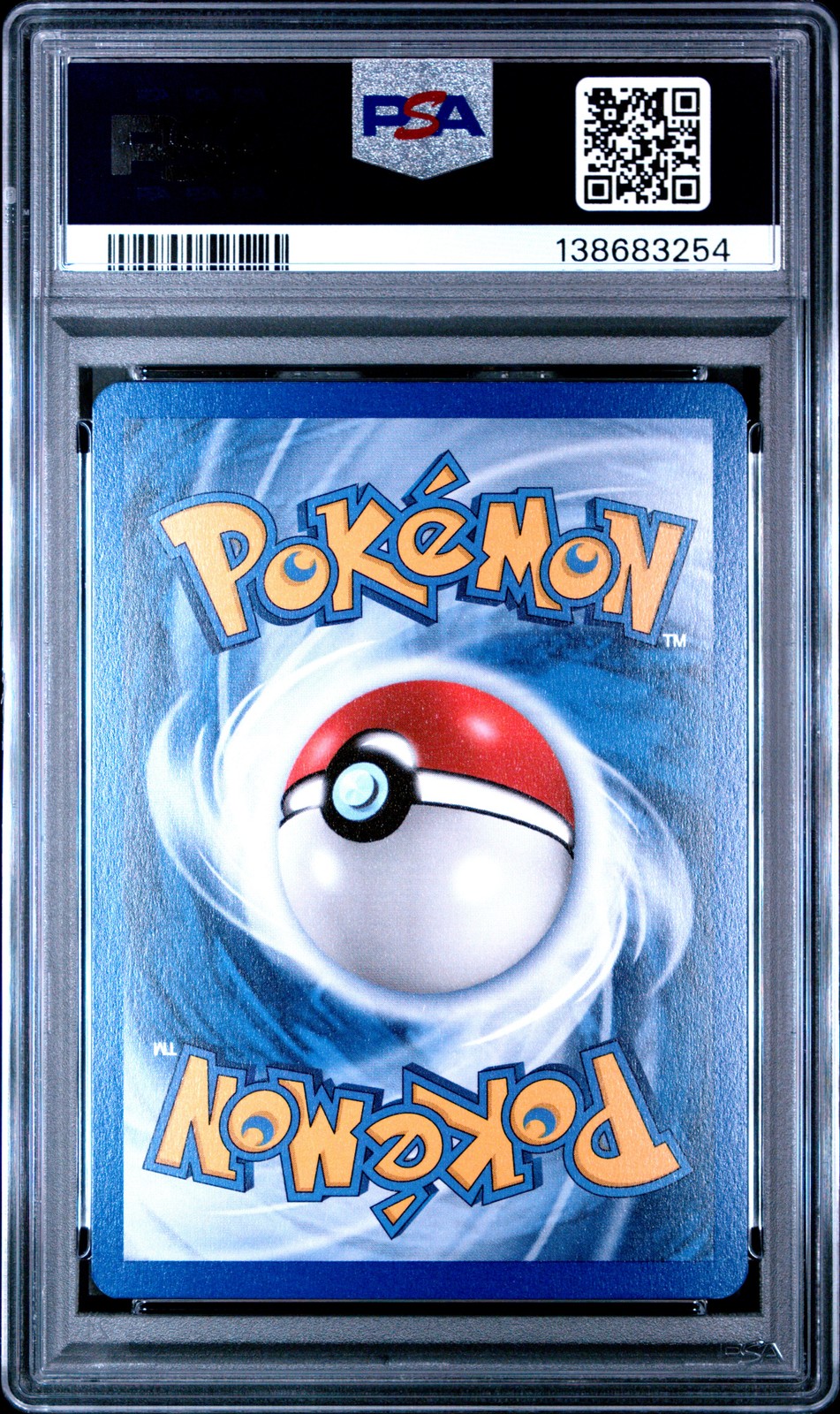 2004 POKEMON EX FIRE RED & LEAF GREEN #63 GASTLY-REVERSE FOIL PSA 9 - Image 3
