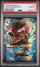 2016 POKEMON XY BREAKPOINT #115 FULL ART/M GYARADOS EX PSA 10 - Image 2