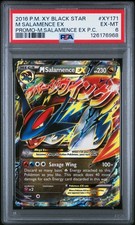 2016 POKEMON XY BLACK STAR PROMO #XY171 M SALAMENCE EX PSA 6 - Image 2