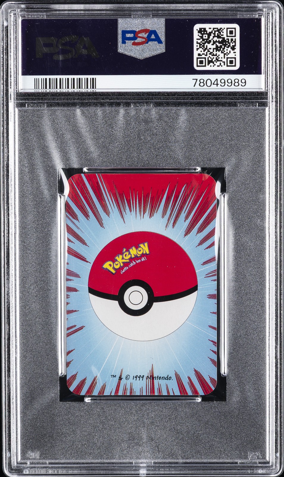 1999 BICYCLE POKEMON MINI PLAYING CARDS RED DECK ACE OF CLUBS NIDOKING PSA 10 - Image 3
