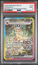 2025 POKEMON PRE EN-PRISMATIC EVOLUTIONS #144 LEAFEON EX PSA 9 - Image 2