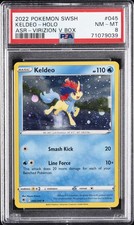 2022 POKEMON SWORD & SHIELD ASTRAL RADIANCE VIRIZION V BOX KELDEO-HOLO PSA 8 - Image 2