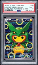 2016 POKEMON JPN XY PROMO #230 PONCHO-WEARING PIKACHU PSA 9 - Image 2