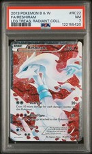 2013 POKEMON B&W LEGEND TREASURES RADIANT COLL #RC22 FULL ART/RESHIRAM PSA 7 - Image 2