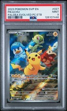 2023 POKEMON SVP EN-SV BLACK STAR PROMO #027 PIKACHU PSA 9 - Image 2