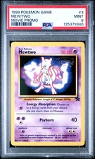 1999 POKEMON GAME MOVIE MOVIE PROMO #3 MEWTWO PSA 9 - Image 2