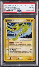 2007 POKEMON EX POWER KEEPERS GOLD STAR #101 JOLTEON-HOLO PSA 6 - Image 2