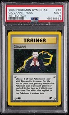 2000 POKEMON GYM CHALLENGE 1ST ED #18 GIOVANNI-HOLO PSA 9 - Image 2