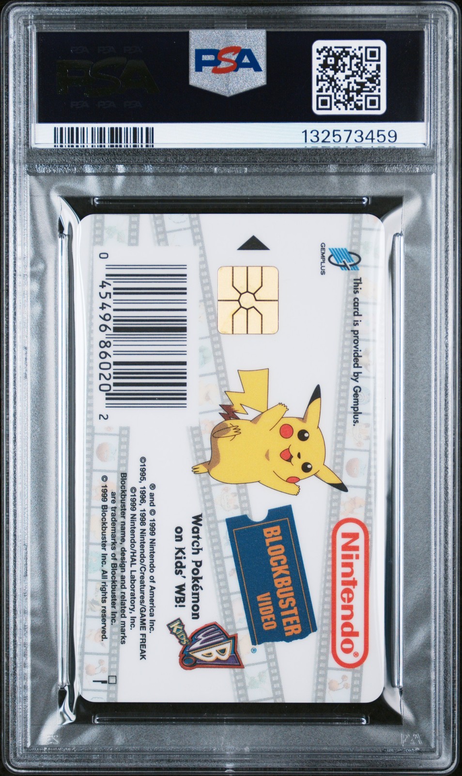 1999 GEMPLUS NINTENDO POKEMON SNAP SMART CARDS BULBASAUR PSA 10 - Image 3
