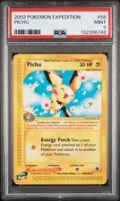2002 POKEMON EXPEDITION #58 PICHU PSA 9 - Image 2
