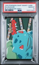 1999 GEMPLUS NINTENDO POKEMON SNAP SMART CARDS BULBASAUR PSA 10 - Image 2
